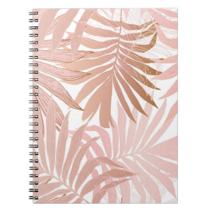 Nature seamless pattern. Hand drawn abstract tropi Notebook