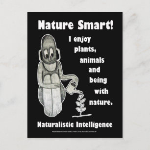 Nature Smart - Blank Postcard