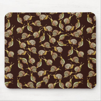 Nature Snail Art Mouse Pad