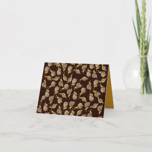 Nature Snail Art Note Card