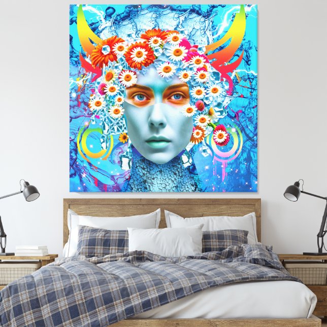 Nature Spirit Canvas Print (Insitu(Bedroom))