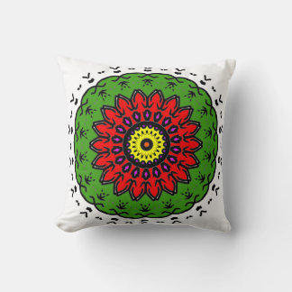 Nature Spirit Zen Throw Pillow