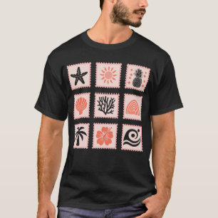 Nature stamp collage T-Shirt