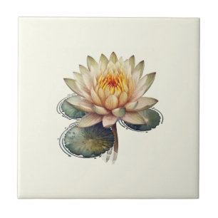 Nature Style Eau Lily Carreaux de céramique