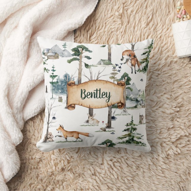 Nature Symphony Customizable Throw Pillow (Blanket)