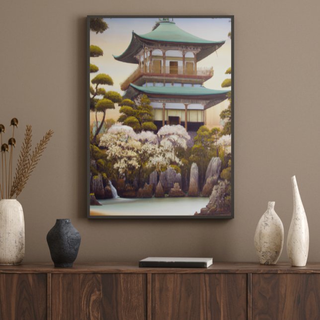 Nature temple asian wall art (Creator Uploaded)