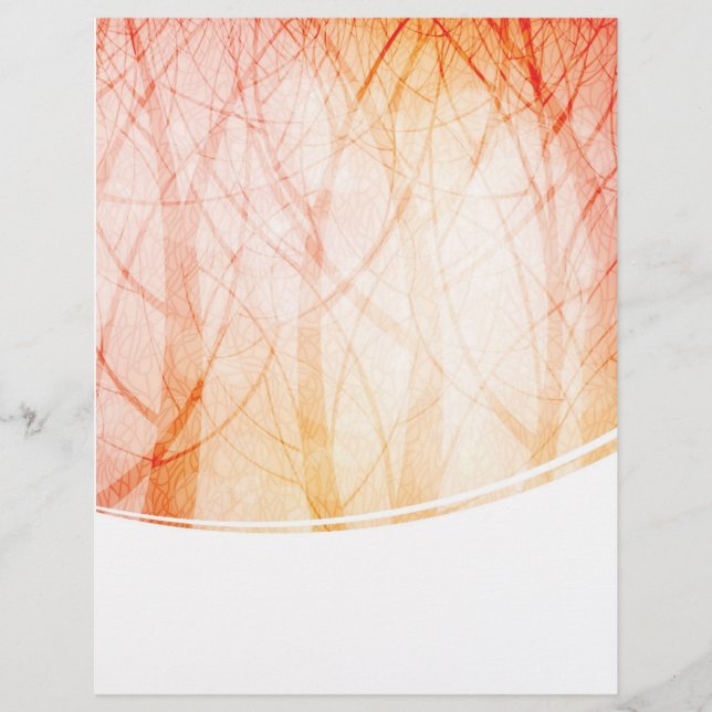 nature theme design flyer (Front)