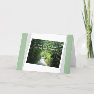 Nature Therapy Encouragement Card