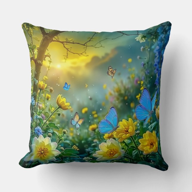 nature throw pillow (Front)