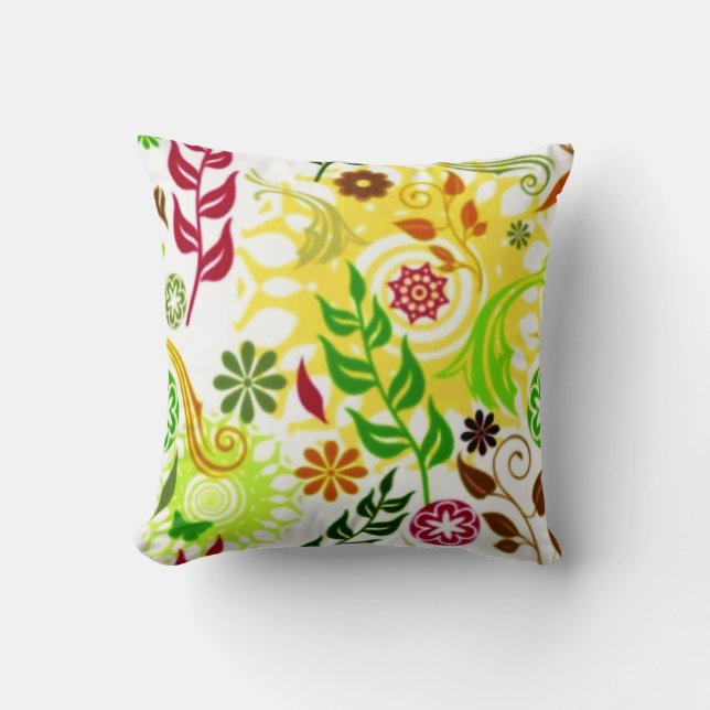 Nature Throw Pillow (Front)