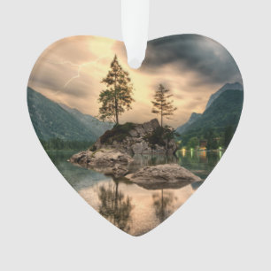 Nature Travels - Water Mountains Landscape Ornament