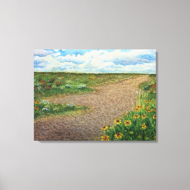 Nature walk canvas print (Front)