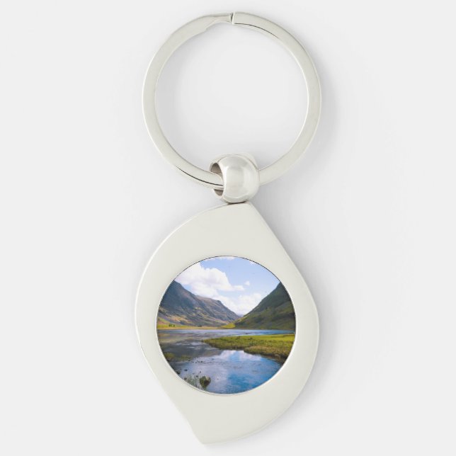 nature wiew,mountain keychain (Front)