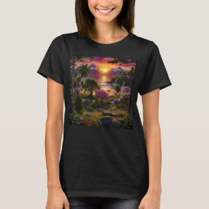 Nature Wilderness Scenic Landscape Ocean Beach T-Shirt