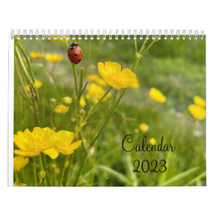 Nature Wildflowers Photography  Calendar