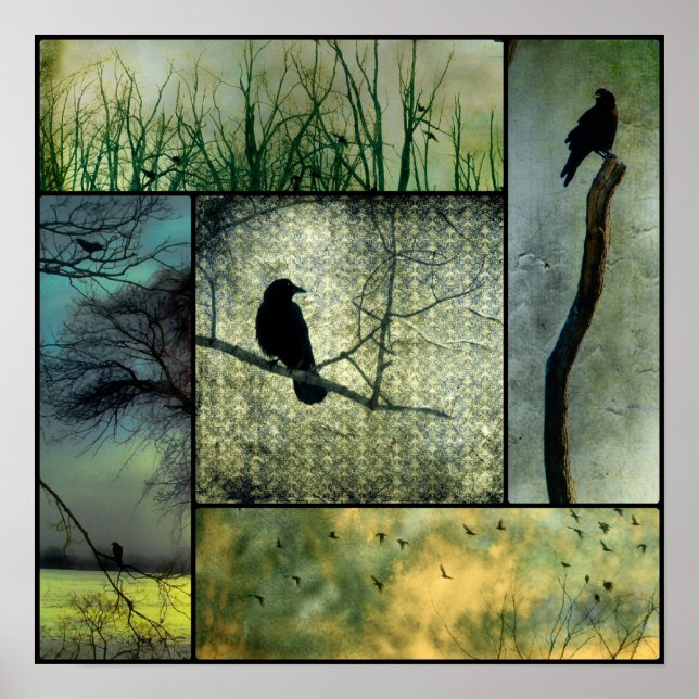 Nature With Crows Poster (Front)