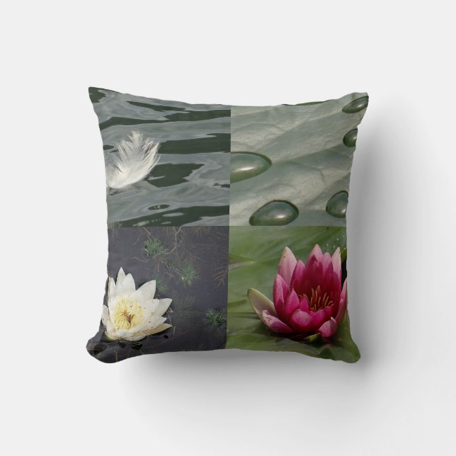 Nature Wonders Throw Pillow (Front)