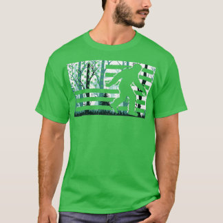 Nature Woods Bigfoot Hunter Sasquatch Hunting Bigf T-Shirt