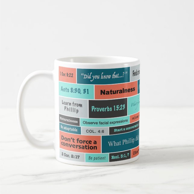 Naturellement JW Love People & Make Disciples Mug (Gauche)