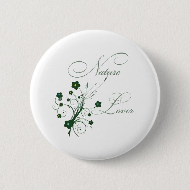 NatureLover 2 Inch Round Button (Front)