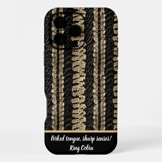 Nature's artistry in snake skin patterns Case-Mate iPhone Case (Back)