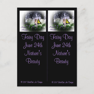 Nature's Beauty Bookmarks Postcard
