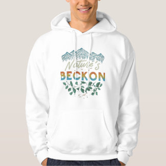 Nature's Beckon.travel and adventures hooded Hoodie