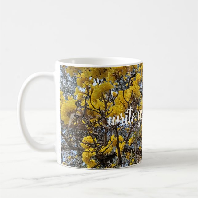 Nature's bloom coffee mug (Left)