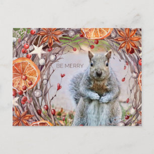 Nature's Bounty Christmas Postcard