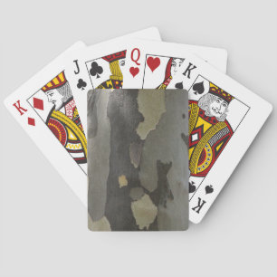 Nature's Camouflage -Sycamore Bark Playing Cards