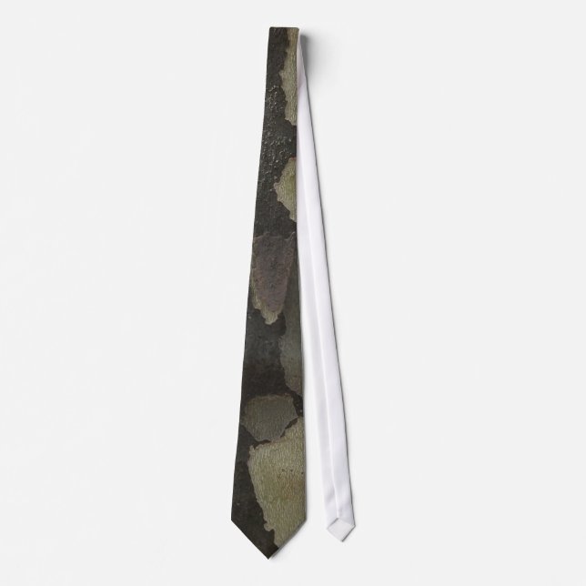 Nature's Camouflage -Sycamore Bark Tie (Front)