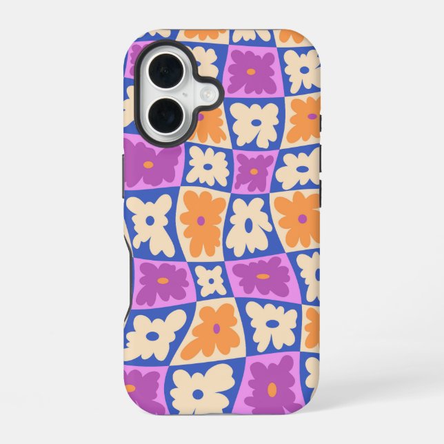 Nature's Chessboard iPhone 16 Case (Back)
