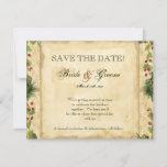 Nature's Christmas Magnolia Wreath n Pine Boughs Invitation<br><div class="desc">This elegant, Classic Christmas wreath and pine bough art Collection has been created to grace your Christmas cards, stickers, stamps and more. Featuring a beautiful hand painted magnolia and berry wreath with a parchment finish border of pine boughs, pine cones and more berries. The reverse side image coordinates and you...</div>