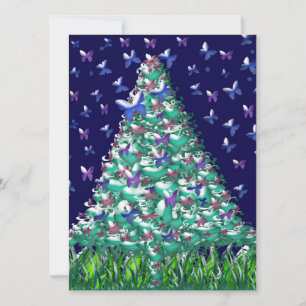 Natures Christmas Tree Holiday Card