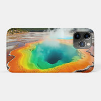 Nature's Colourful Hot Spring Art