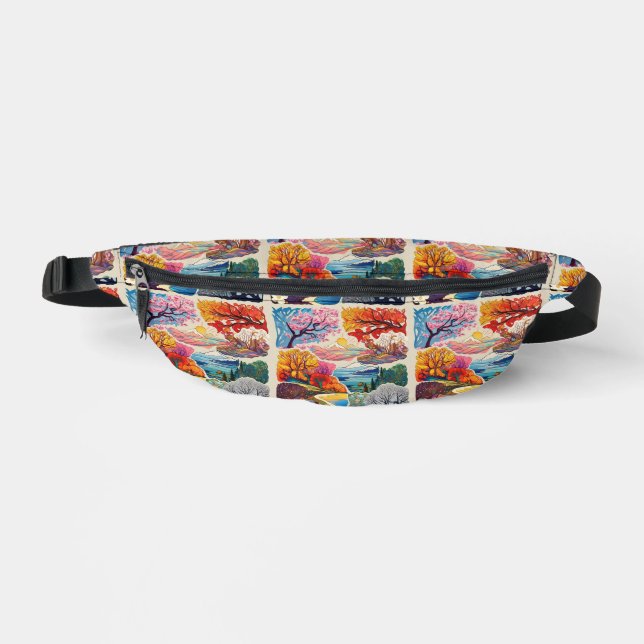 "Nature's Colourful Journey" Fanny Pack (Front)