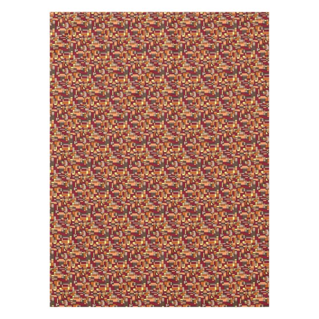Nature's Colours Warm Earth Tone Tablecloth (Front)