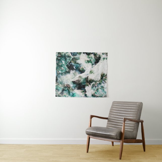 Natures Crystal Duet  Tapestry (In Situ (Horizontal))