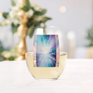 "Nature's Elegance: Handcrafted Wine Glasses for t