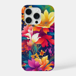 Nature's Fantasy Revealed - Floral Pattern Design iPhone 15 Pro Case