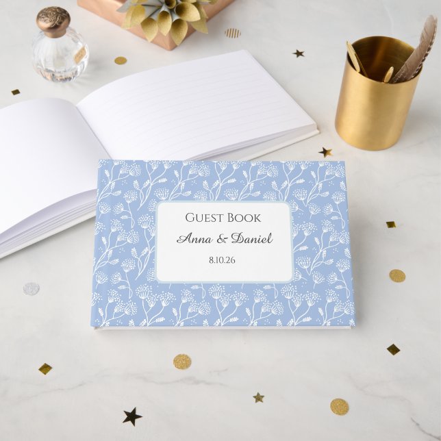 Natures Floral Guest Book (Front Open)