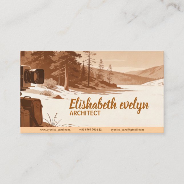 Nature's Frame Business Card (Front)