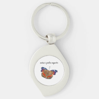 Nature's garden inspector keychain