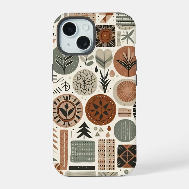 Nature's Geometry iPhone 15 Case (Back)