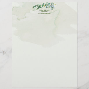Natures Green Counseling Letterhead