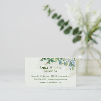 Natures Green Counseling Ministère 2 Carte de visi
