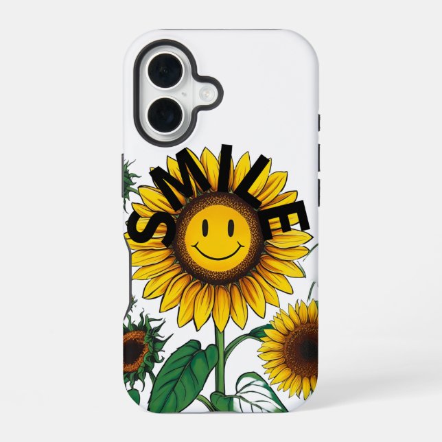 Nature's Happy Sunshine iPhone 16 Case (Back)