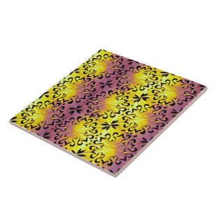Nature's Hidden Geometry Abstract Geometric  Tile