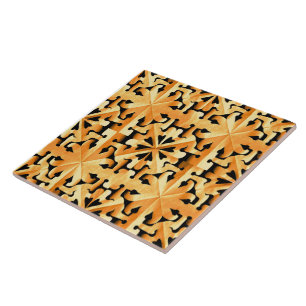 Nature's Hidden Geometry Abstract Geometric Tile