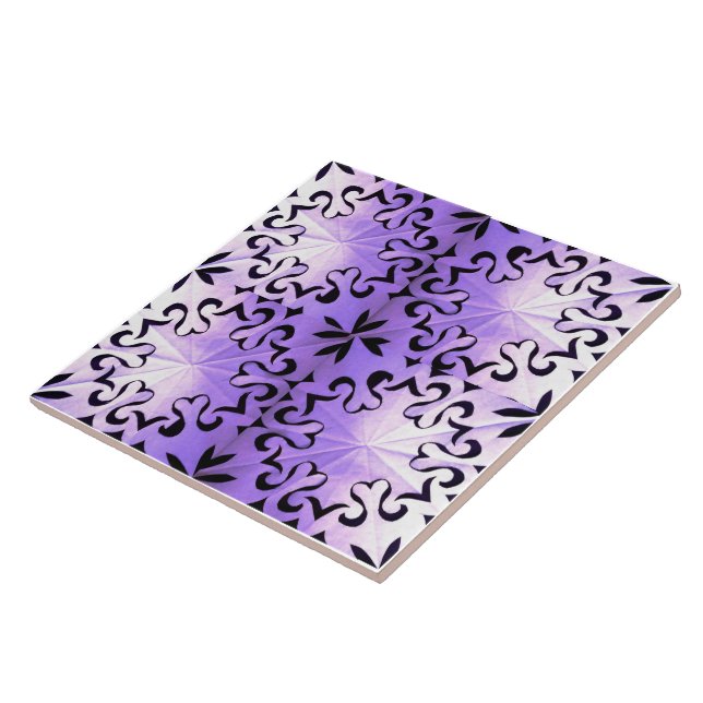 Nature's Hidden Geometry Abstract Geometric  Tile (Side)